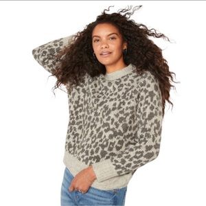 0️⃣1️⃣Chunky Animal Print Sweater